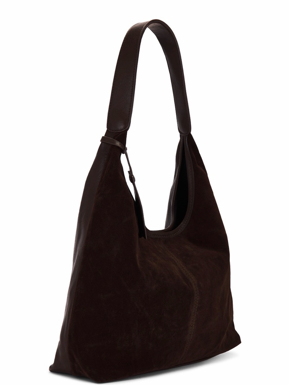 8 Other Reasons Dark Brown Slouch Suede Bag - Picture 2 of 4